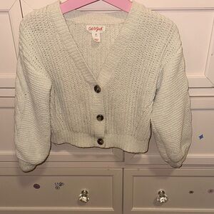Cat & Jack Toddler Girl Cream Cardigan